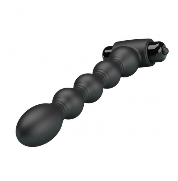MR PLAY - LinEn Vibrating Anal Plug (Battery - Black)